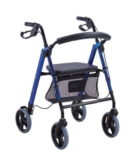 Rollator | Aluminum Deluxe Folding Walker | Rolling Walkers | Walker Rollator with Seat | JIANLIAN JL9188LH