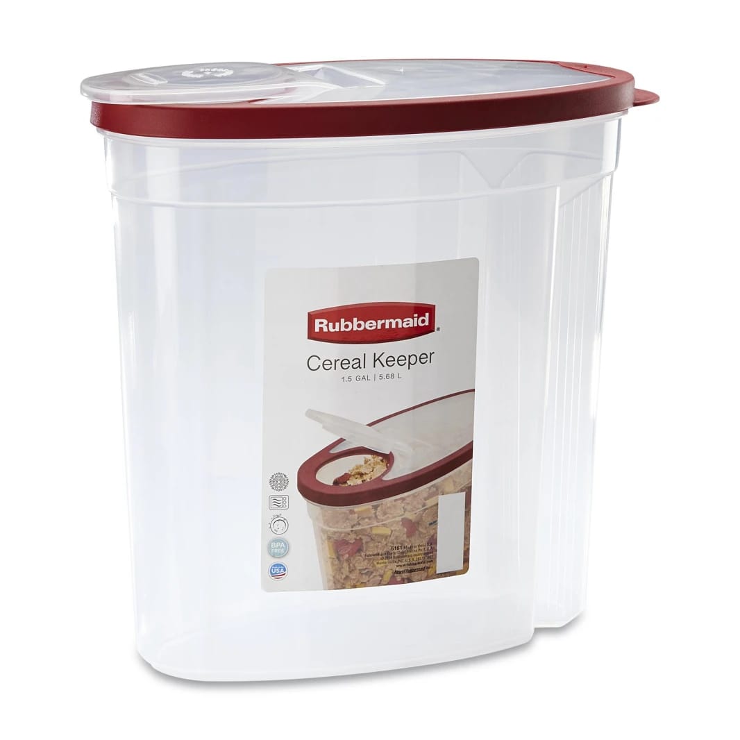 حافظة حبوب Rubbermaid Flex Seal، سعة 5.68 لتر