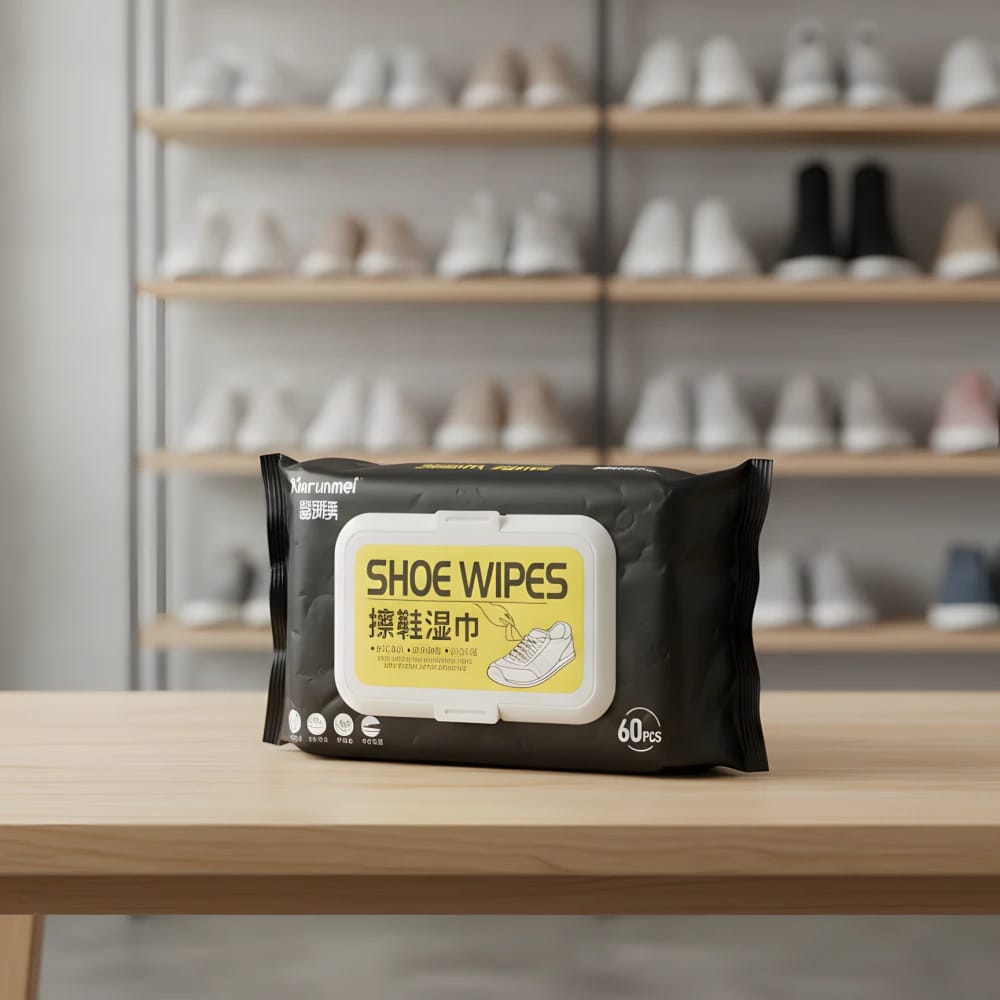 Shoe Wipes - 60 Pcs