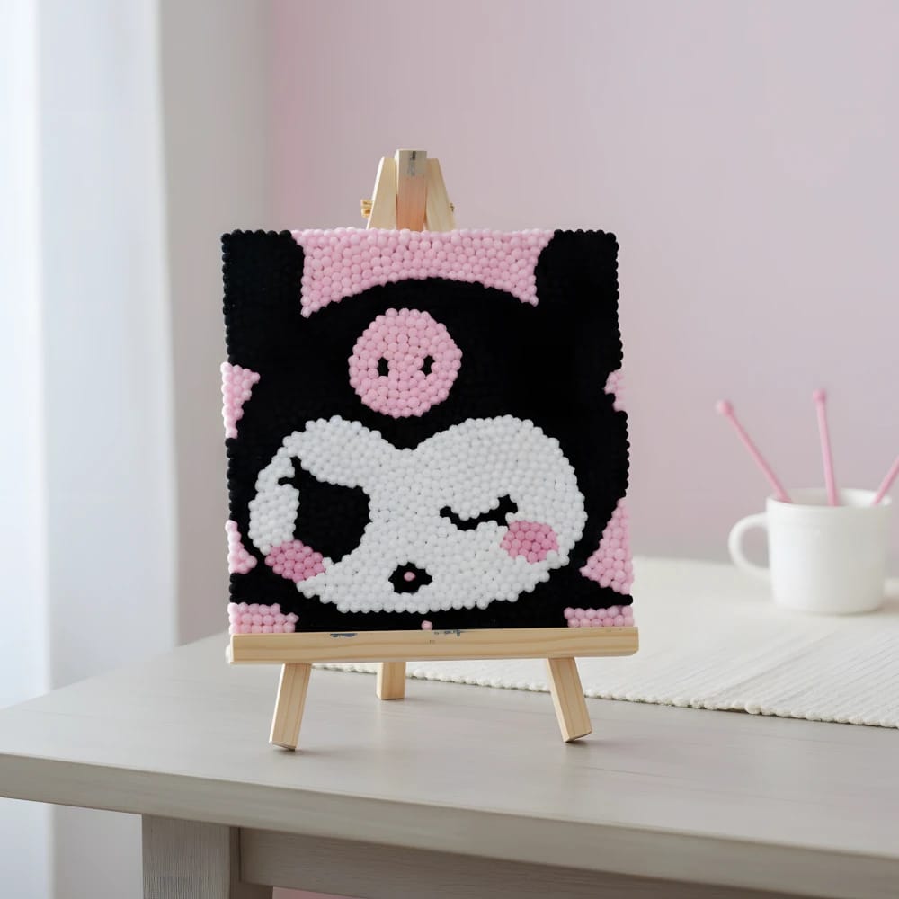 Pompom Ball Mosaic Art