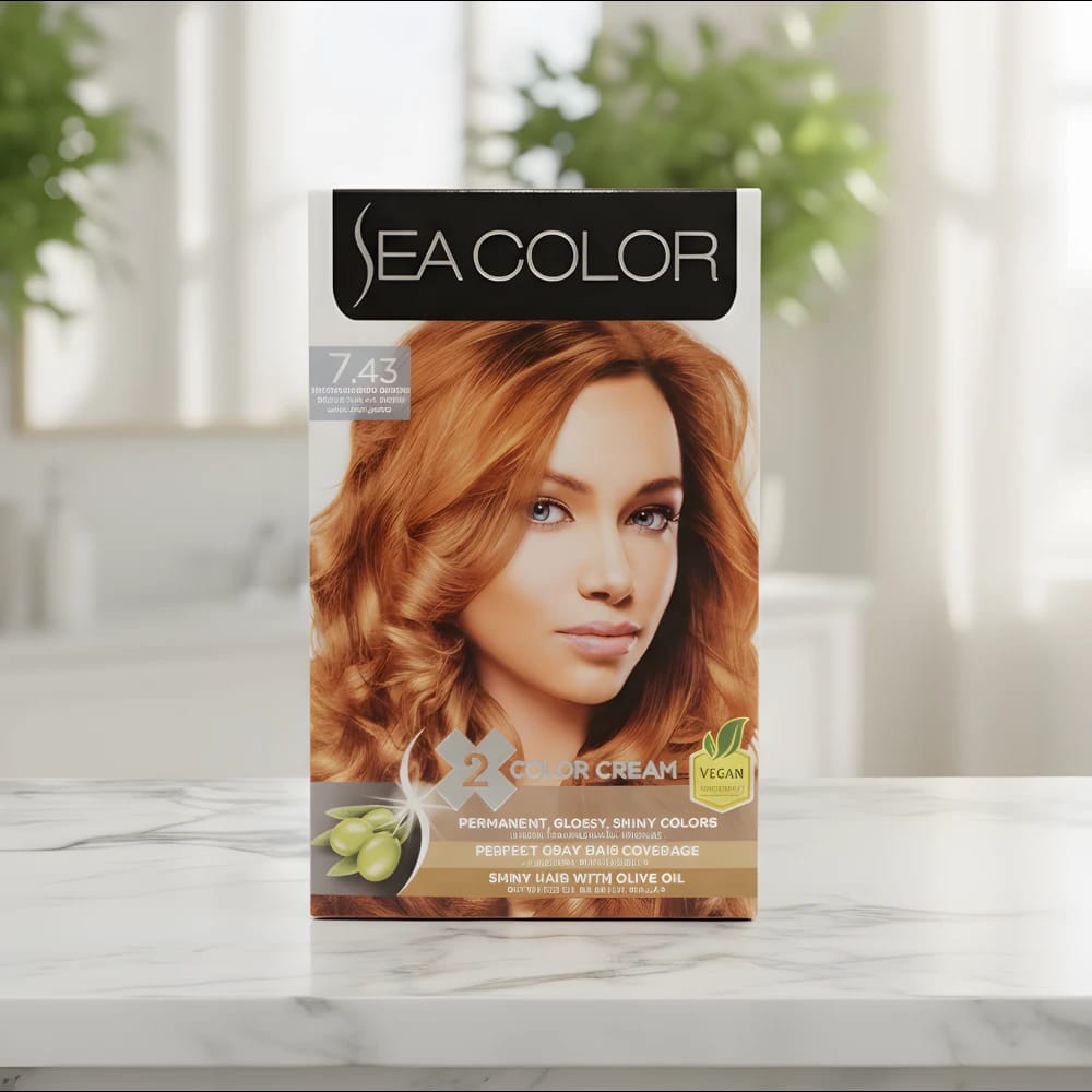 Sea Color Hair Dye Intense Shiny Copper