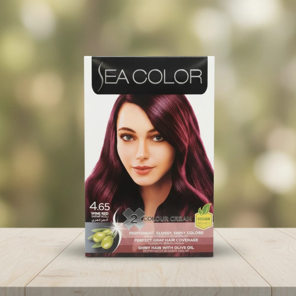 Sea Color Hair Dye Wine Red