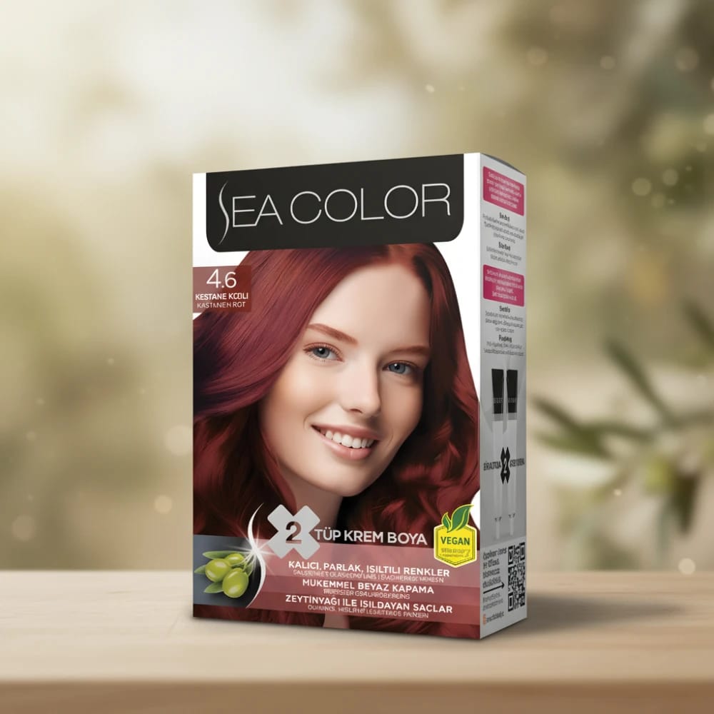 Sea Color Hair Dye Chestnut Red