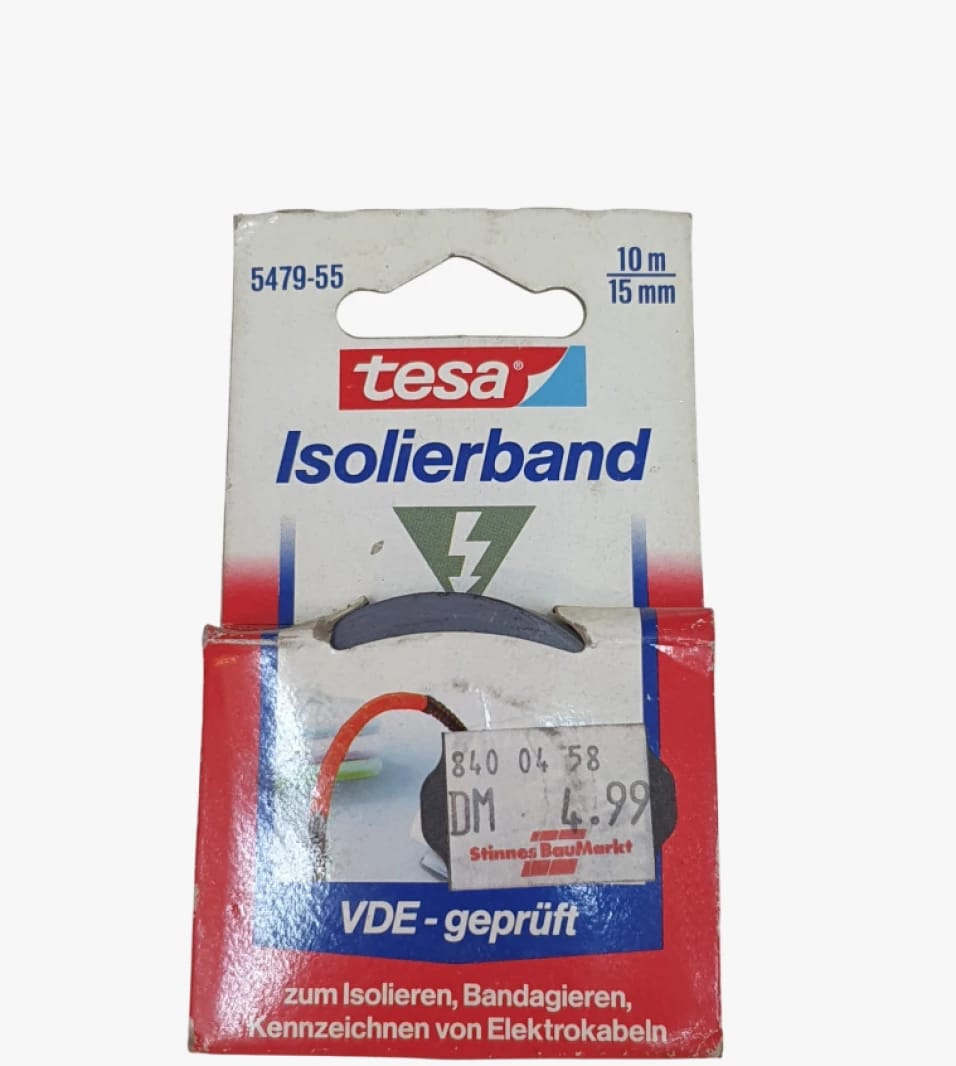 Tesa High-Quality Electrical Insulation Tape for Everyday and Professional Electrical Applications with Flexible Design