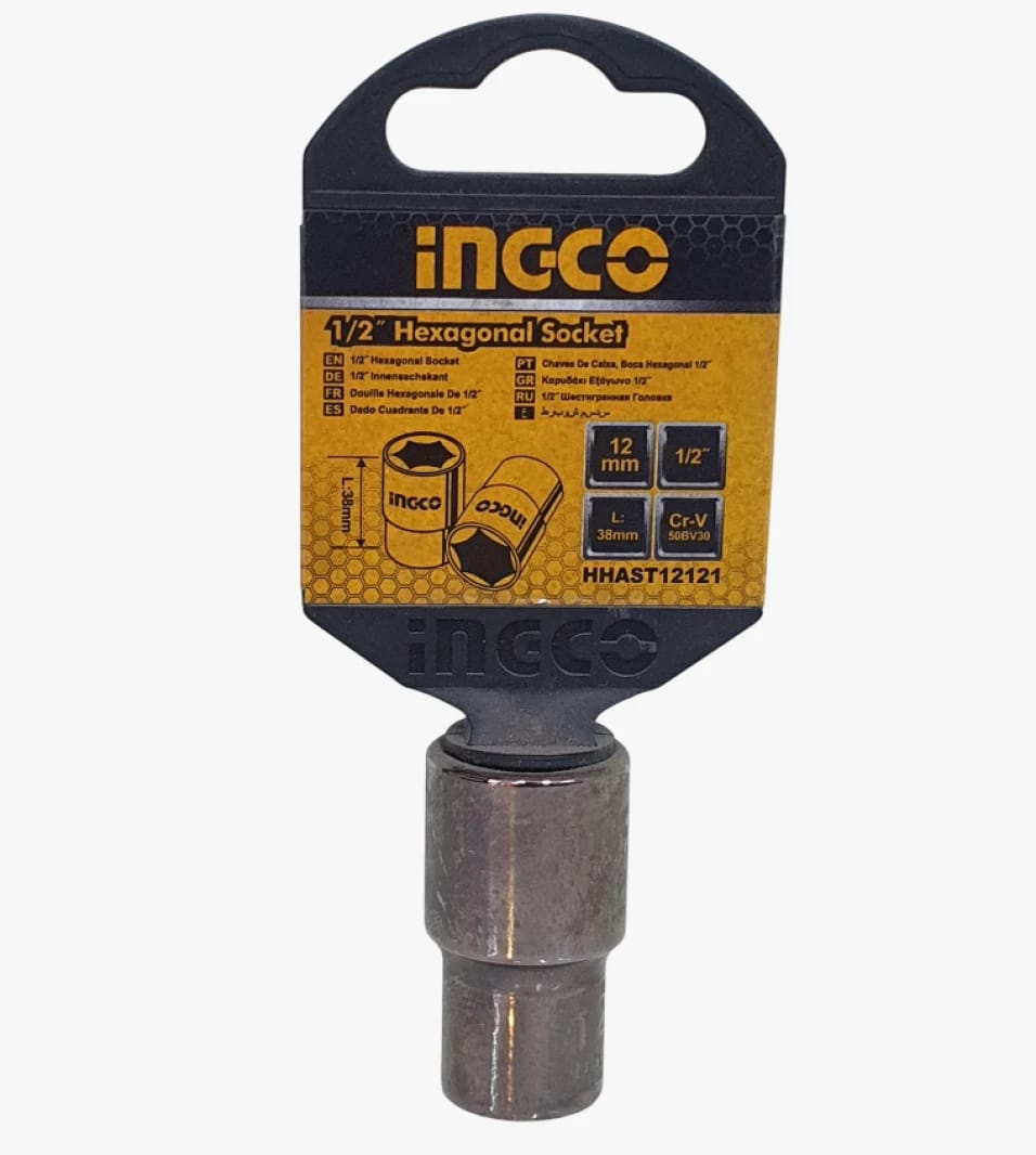 مجموعة أدوات INCCO 1/2 بوصة منفاخ سداسي عالي القوة، تصميم عملي ودقيق لمهنيي الصيانة والميكانيكا.