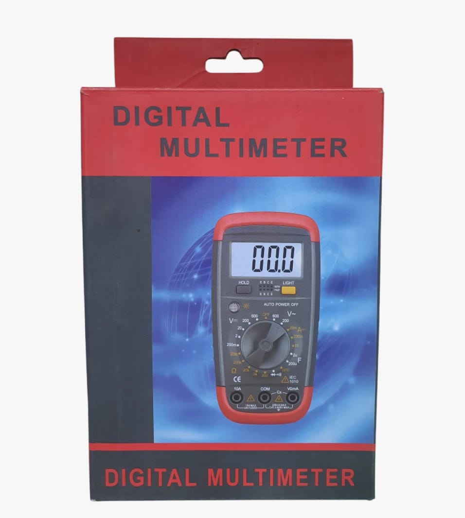 Professional Digital Multimeter with High Precision, LED Backlight, Large Display for Advanced Users and Hobbyists
