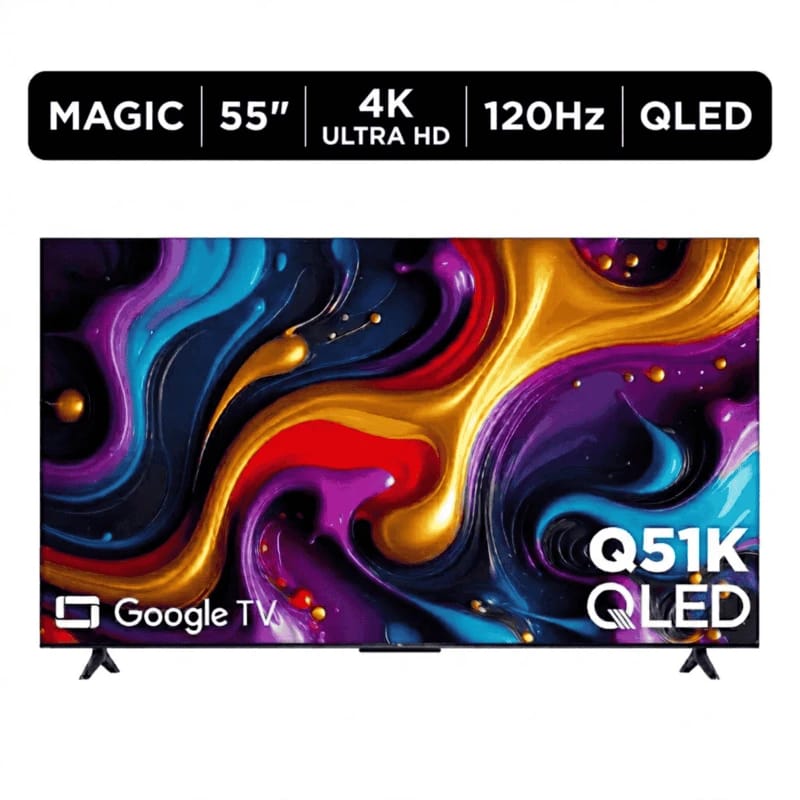 MAGIC 55" Premium 4k 120hz QLED Google TV PRO+ MGP55DT24QT2H120/GOOGLE
