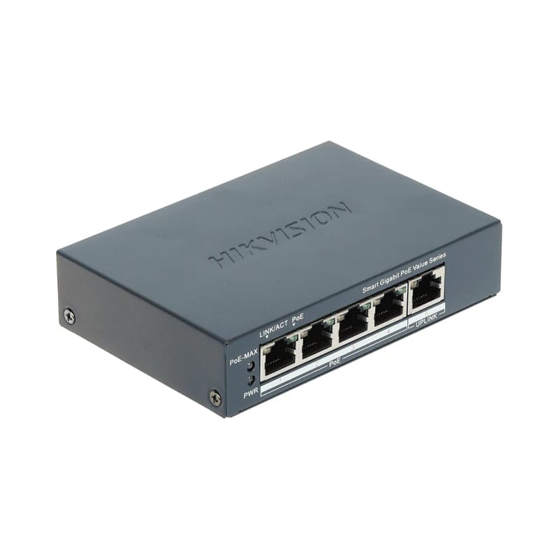 HIKVISION محول 4 منفذ جيجابت ds-3e1505p-ei/m