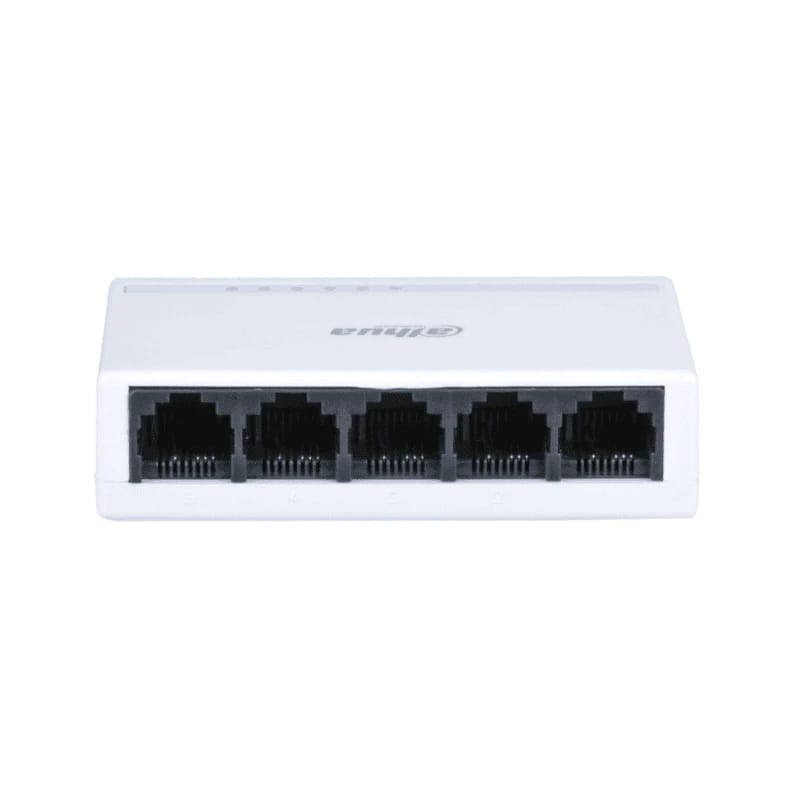 سويتش مكتبي غير مُدار 5 منافذ من DAHUA DH-PFS3005-5ET-L