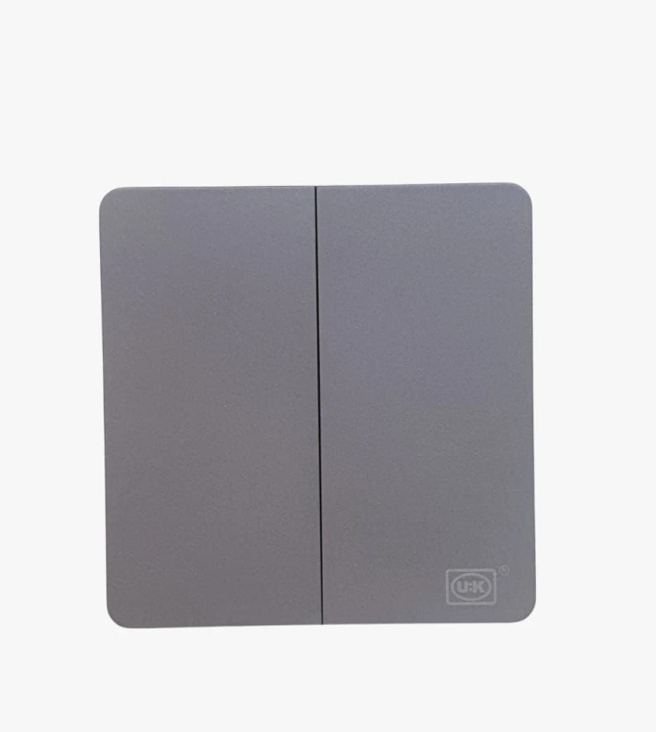 Dual Wall Switch with Modern Classic Design by UK Ideal for Home and Office