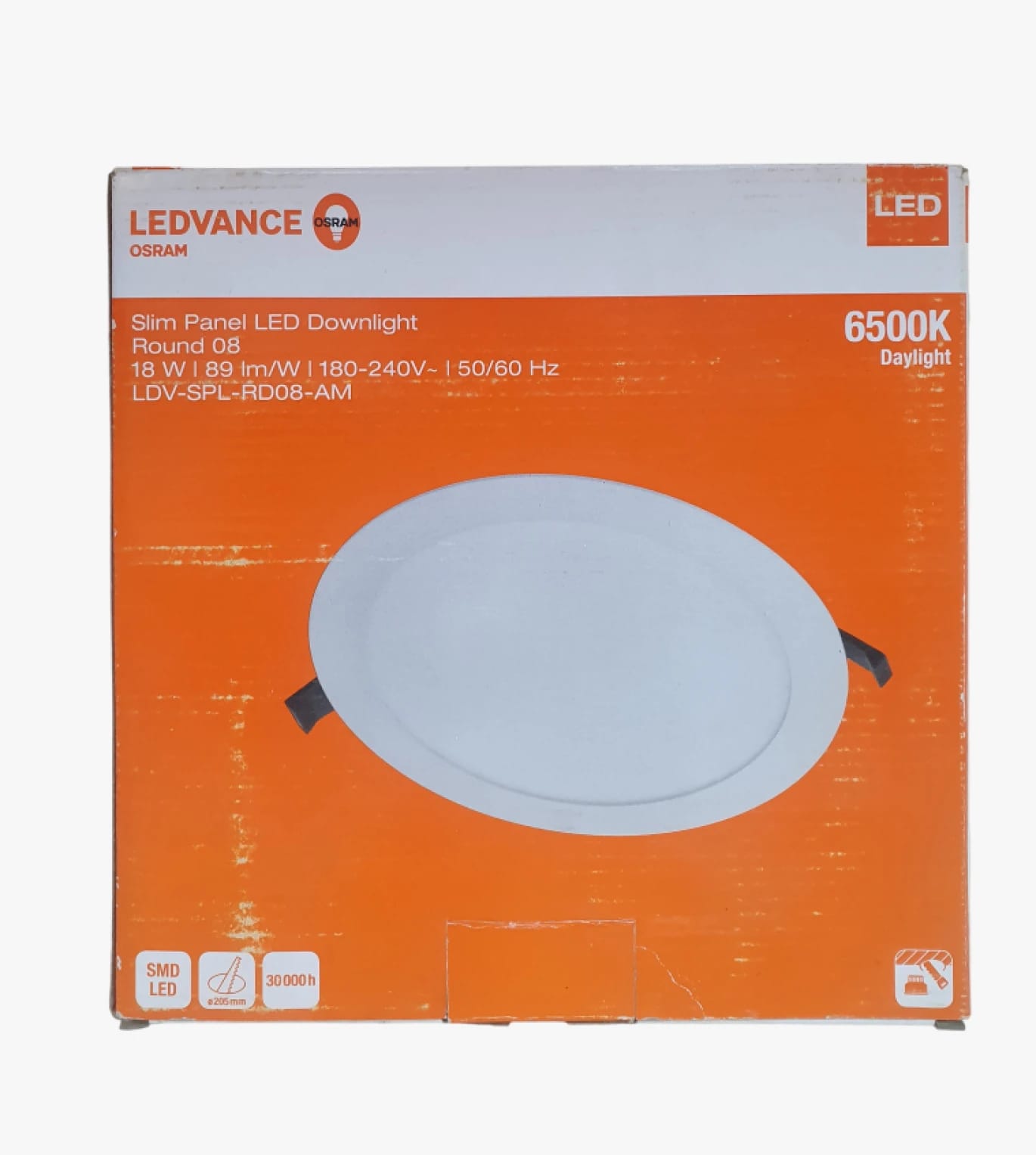مصباح LED فائق النحافة للإنارة من لدفانس أوزرام موديل دائري 08 بتصميم عصري للمنازل والمكاتب