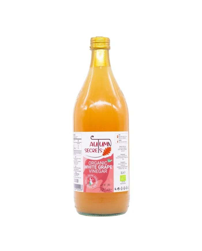 Organic White Grape Vinegar 1000ml Autumn Secrets