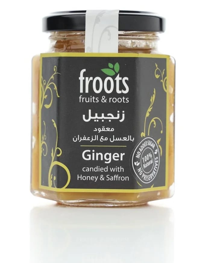 Ginger Candied With Honey and Saffron Original 230gm Froots