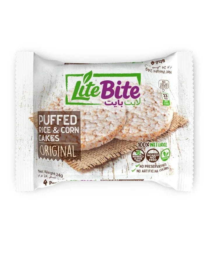Puffed Rice Cake Original 24g Lite Bite