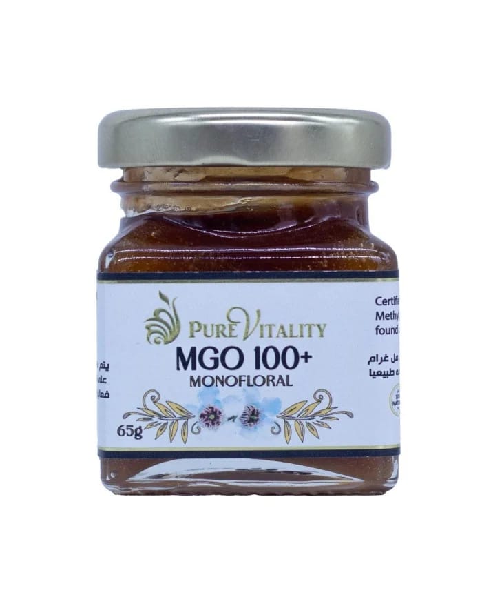 عسل مانوكا MGO100+ 65غ نقاء الحيوية