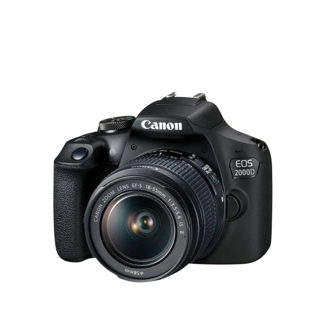 كانون EOS 2000D وعدسة EF-S 18-55mm IS II