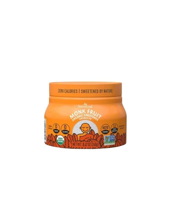 محلى فاكهة الراهب علبة 240 جم SweetLeaf