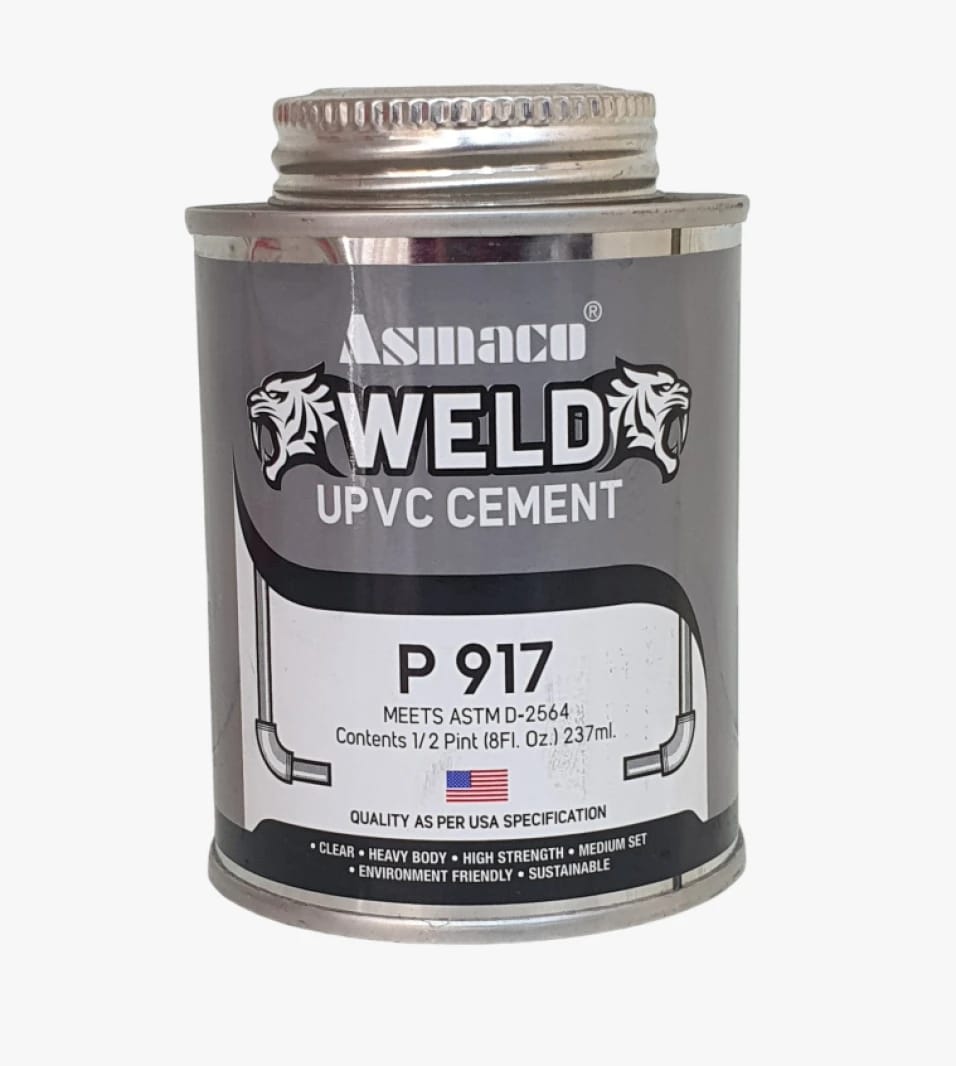 Asmaco UPVC Cement Adhesive, Robust Design for Building and Home Pipe Solutions