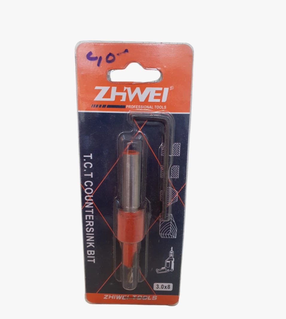 ZHWEI Professional Countersink Bit for Woodworking and Hard Materials, Designed for Craftsmen and DIY Enthusiasts