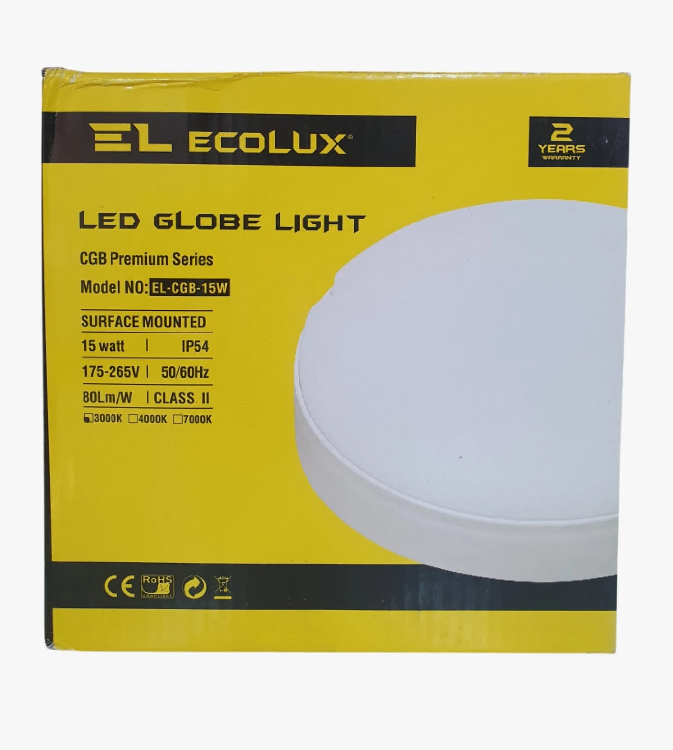 مصباح LED كروي إل إي إيكلوكس، تصميم حديث لجمهور يتمتع بأذواق عصرية وإضاءة مشرقة وطويلة الأمد