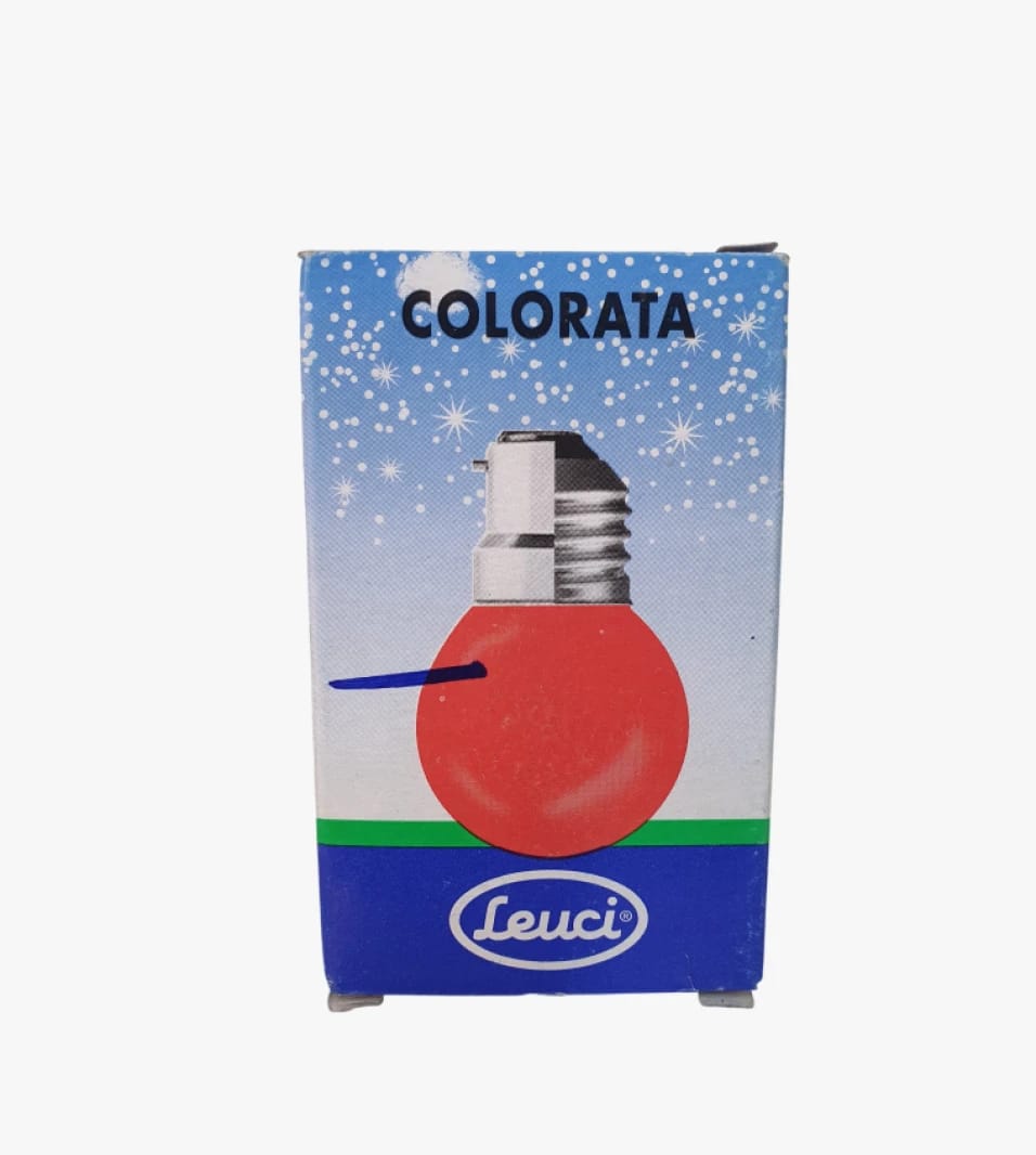 Leuci Colorata Red Decorative Bulb, Elegant Design for Bright Lighting, Perfect for All Illumination Enthusiasts