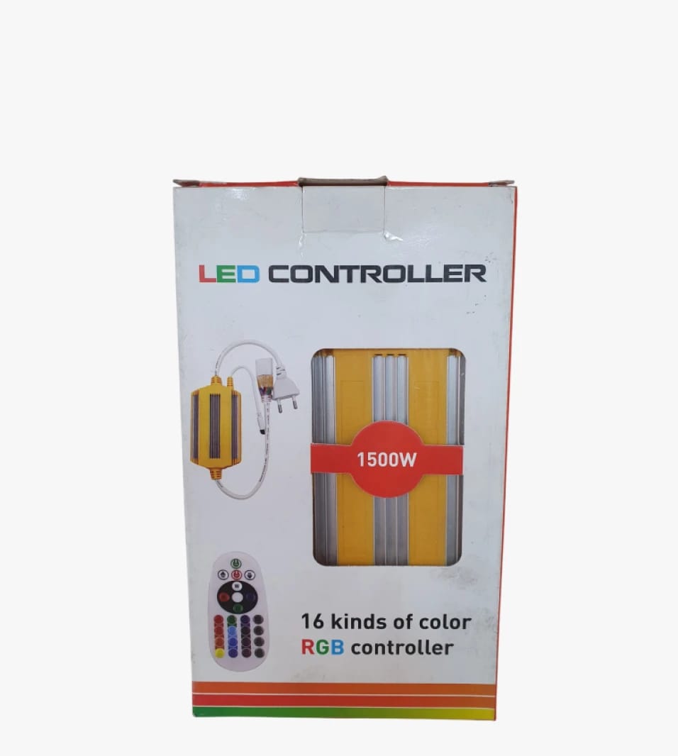 LED Controller with 16 Kinds of RGB Colors, Modern Design, Perfect for Versatile Indoor and Outdoor Decoration Uses
