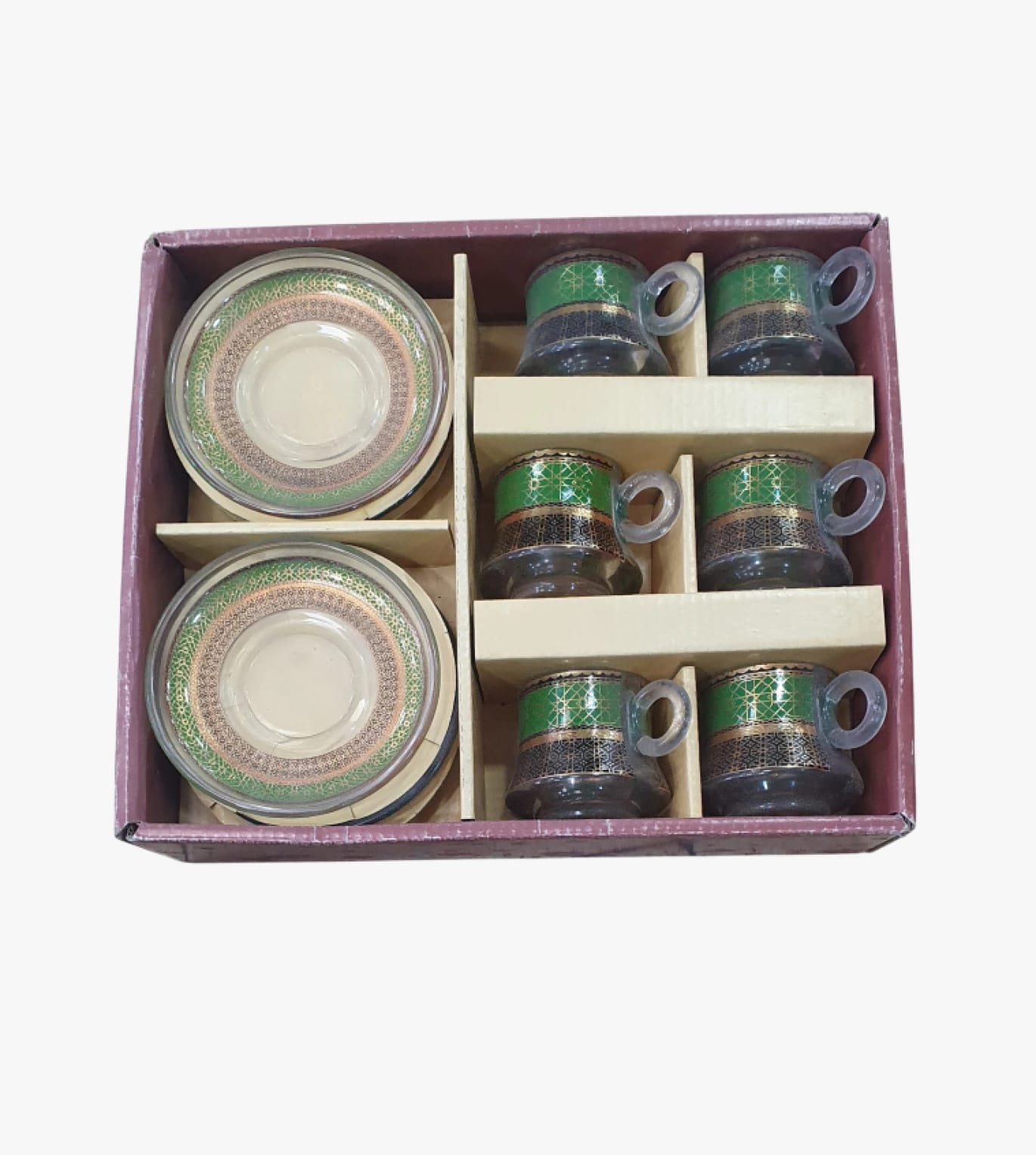 Elegant Cups and Saucers Set with Modern Circular Design for Luxury and Comfort Drinkers by Brand Arte DecorItum