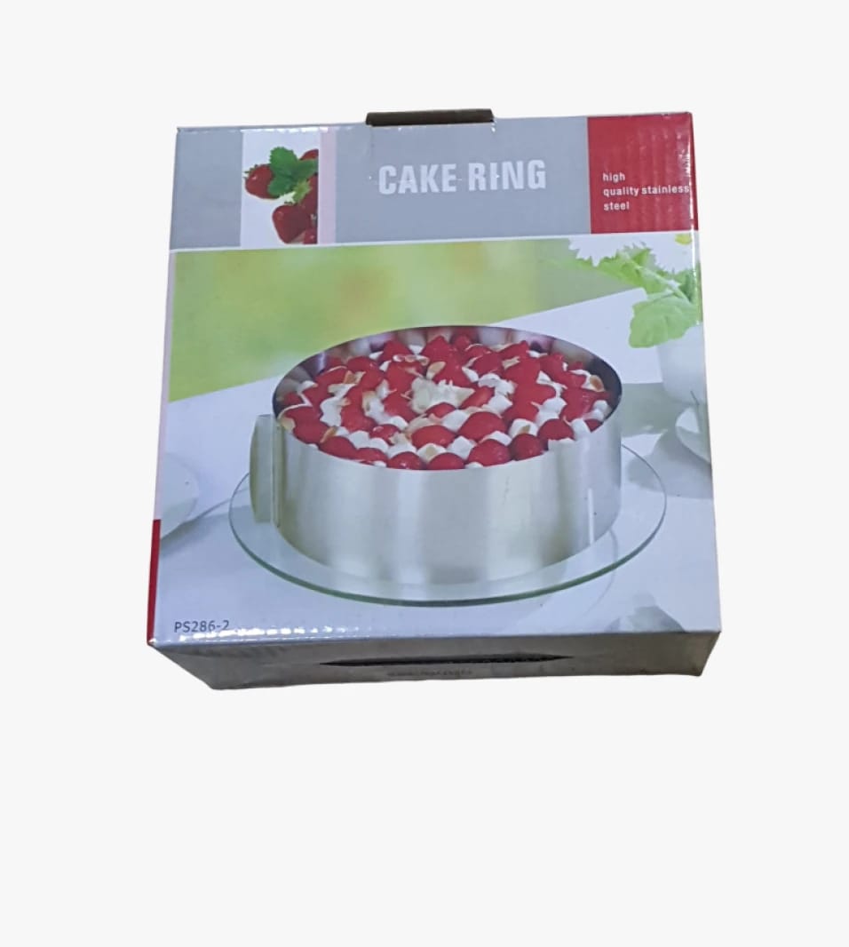 High-Quality Stainless Steel Cake Ring with Adjustable Size for Baking Enthusiasts and Dessert Lovers