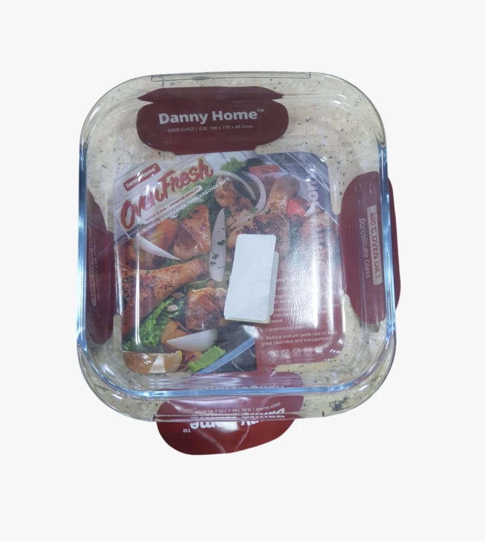 Danny Home Oven Glass Dish with Modern Design for Unique Homeowners and Professional Chefs in Cooking