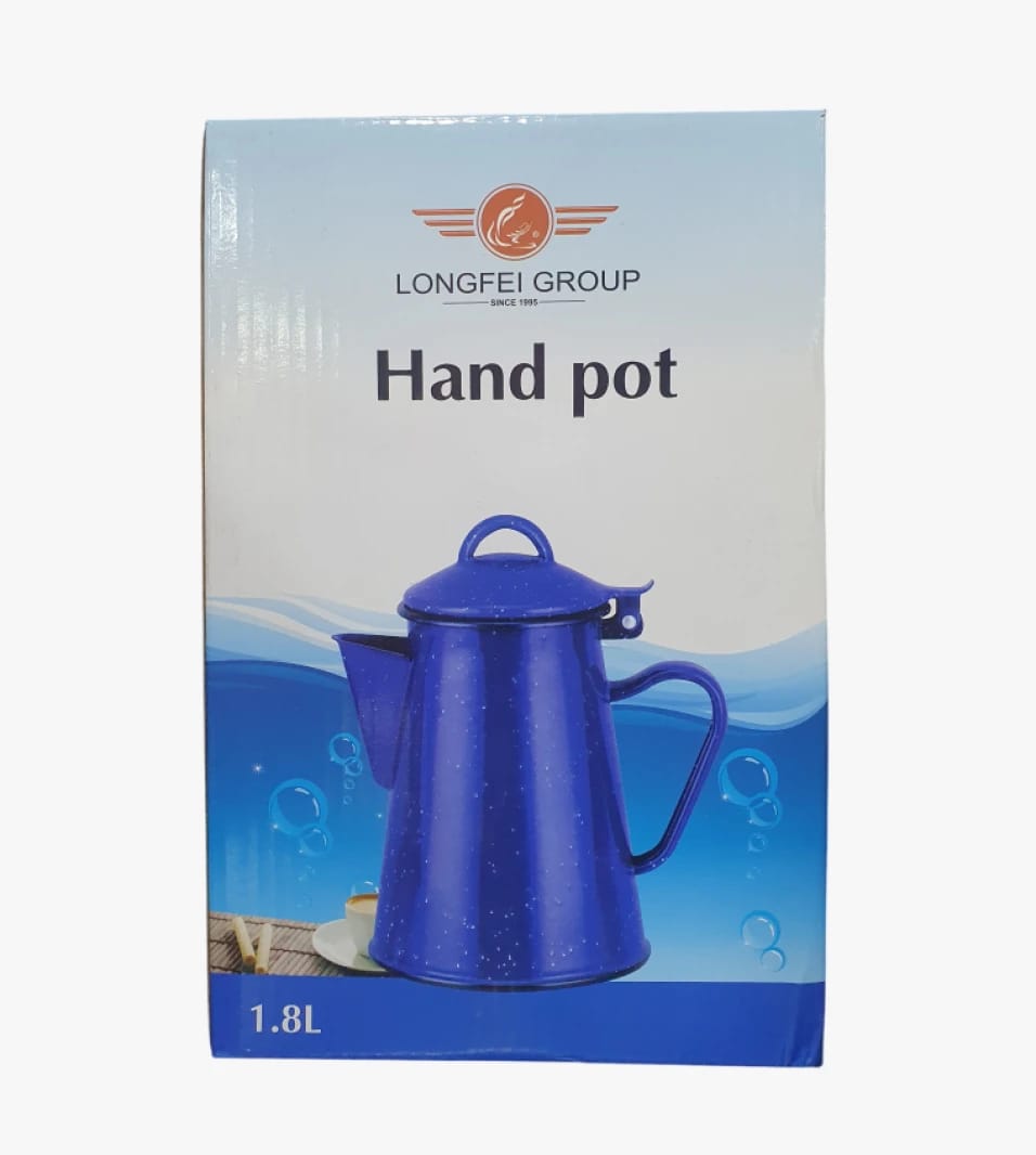 Longfei Group Hand Pot Classic Blue Design 1.8L for Ladies and Men