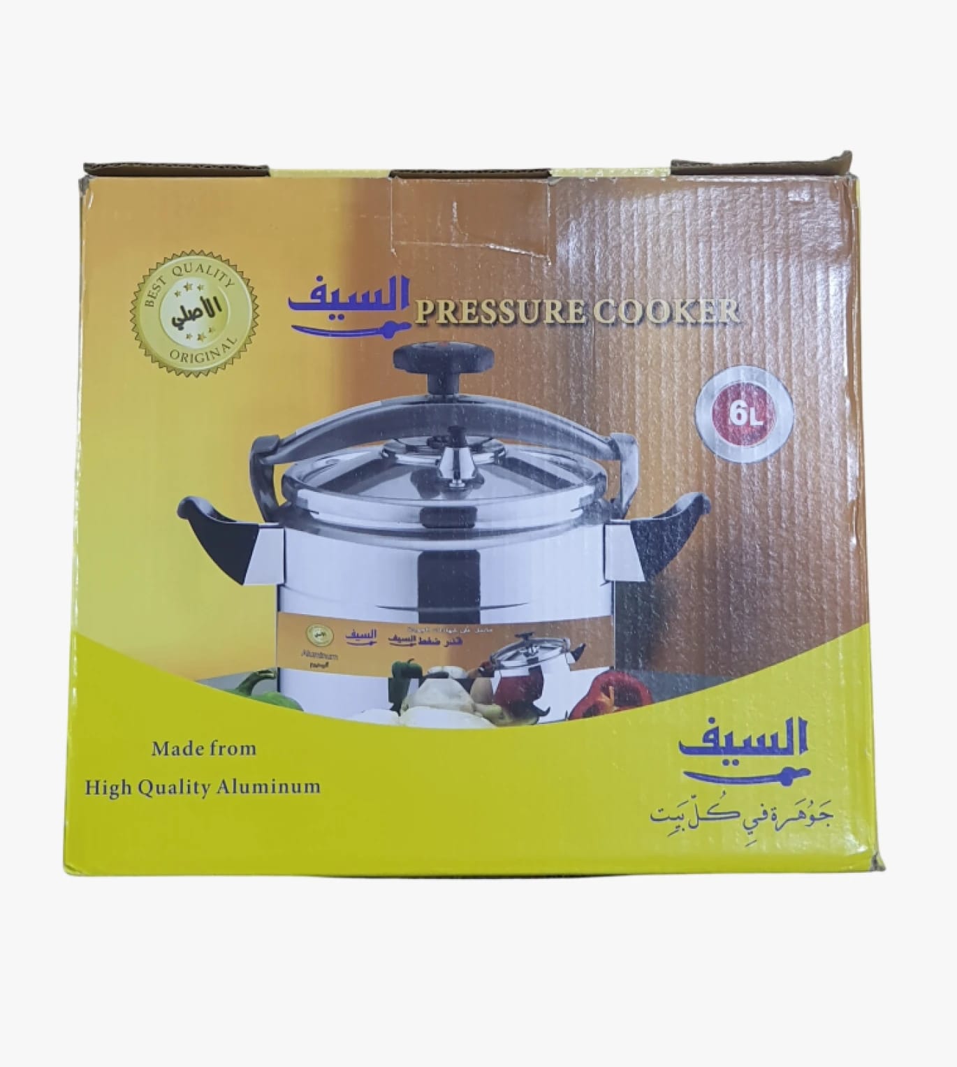 قدر ضغط العالي من السيف بتصميم حديث وعملي لمحبّي الطبخ، مثالي للأسر الكبيرة وتجارب الطهي المبتكرة.