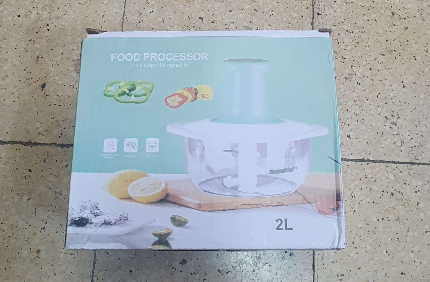 2L Large Capacity Food Processor for Cooking and Vegetables for Quick and Effective Healthy Dishes