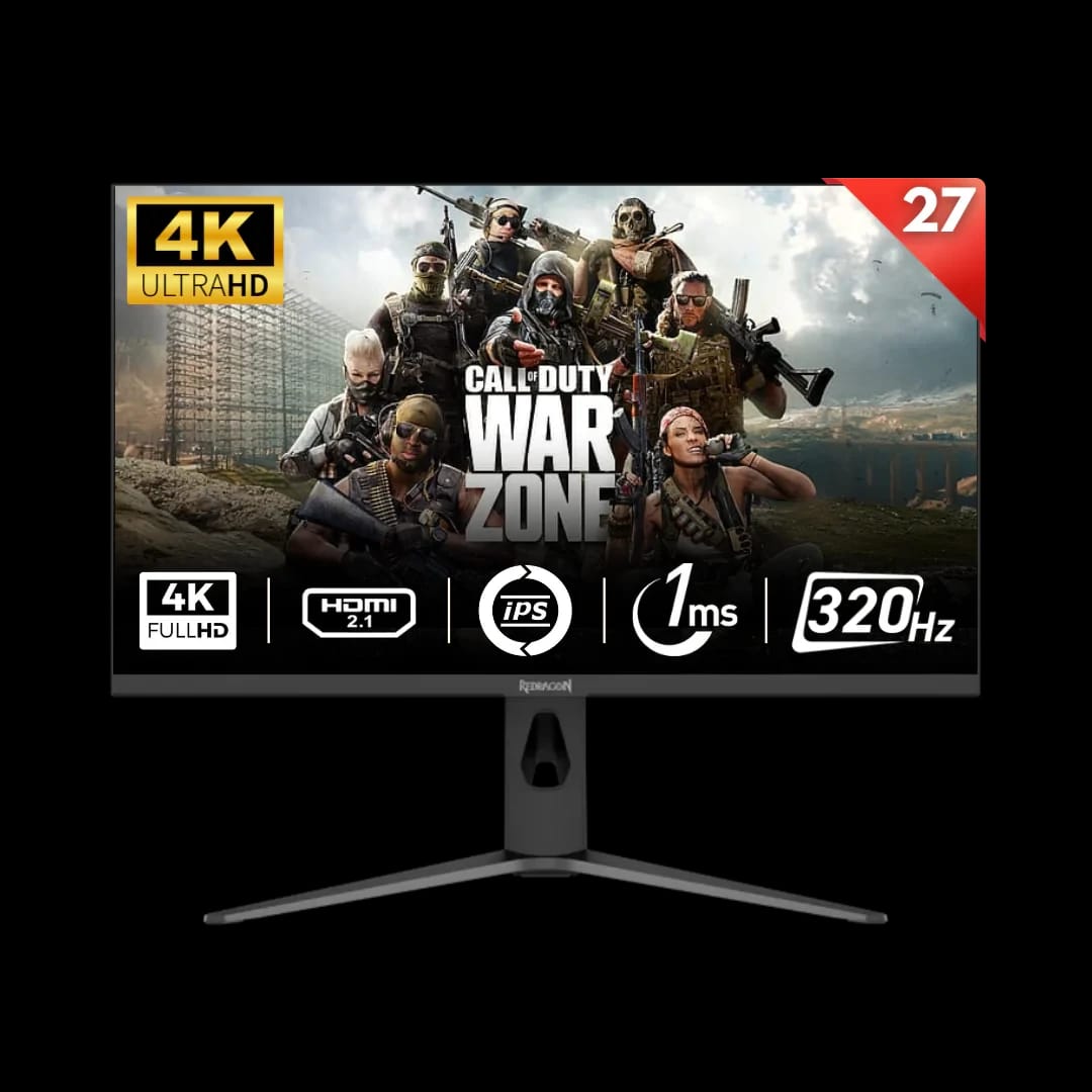 Redragon DIDON GMU2781SUC DUAL MODE Fast IPS، مسطح، 3840 * 2160 (4k)، (4K 160 Hz - FHD 320Hz)