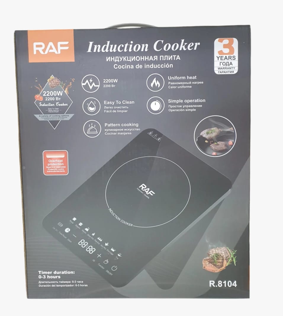 RAF Modern Electric Induction Cooker with Sleek and Stylish Design for Performance-Oriented Users