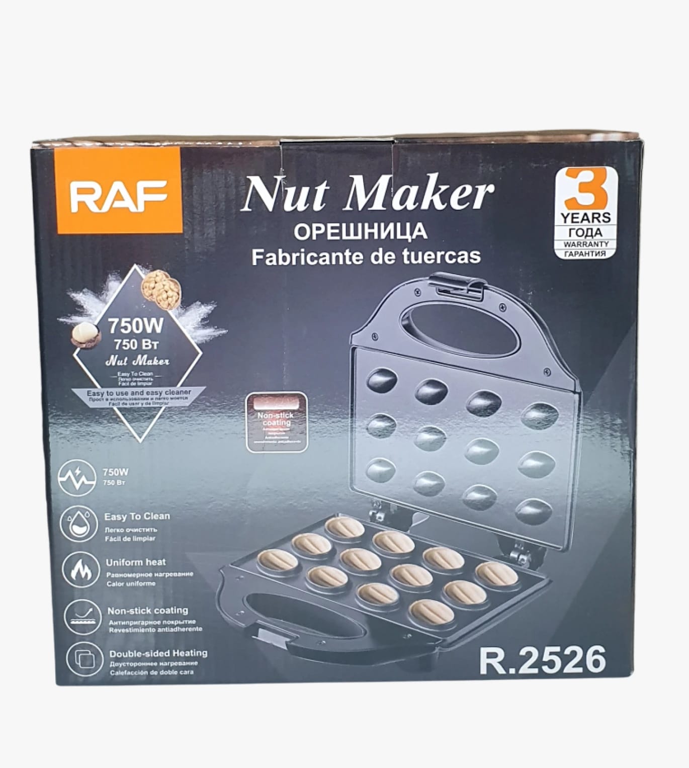 RAF Electric Nut Maker, Innovative Design for Quick and Easy Baking, Perfect for Dessert and Pastry Enthusiasts at Home