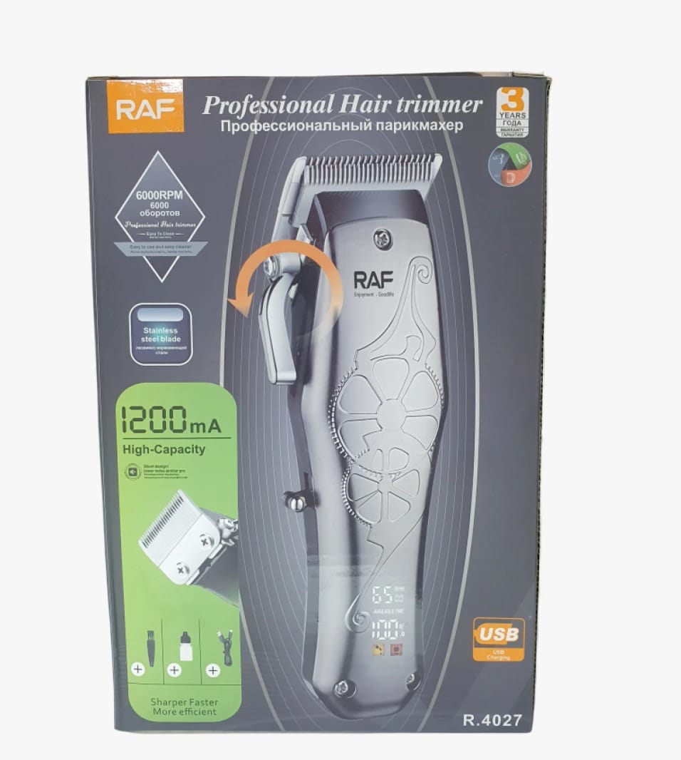 RAF Professional Multi-Purpose Hair Trimmer, Unique Design, Designed for Professional Barbers and Home Salons