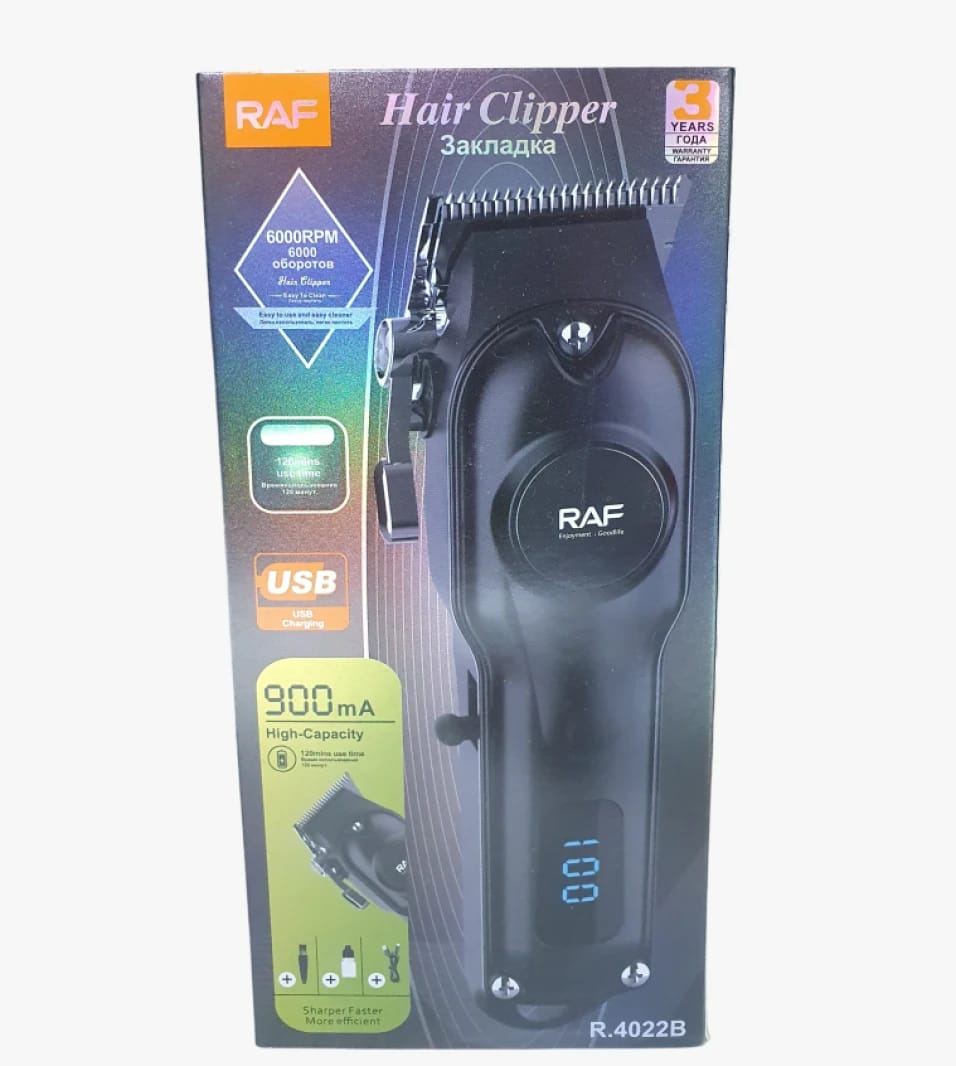 RAF Professional Electric Hair Clipper Stylish Design for Men Customers Seeking Convenience, Efficiency, and Performance