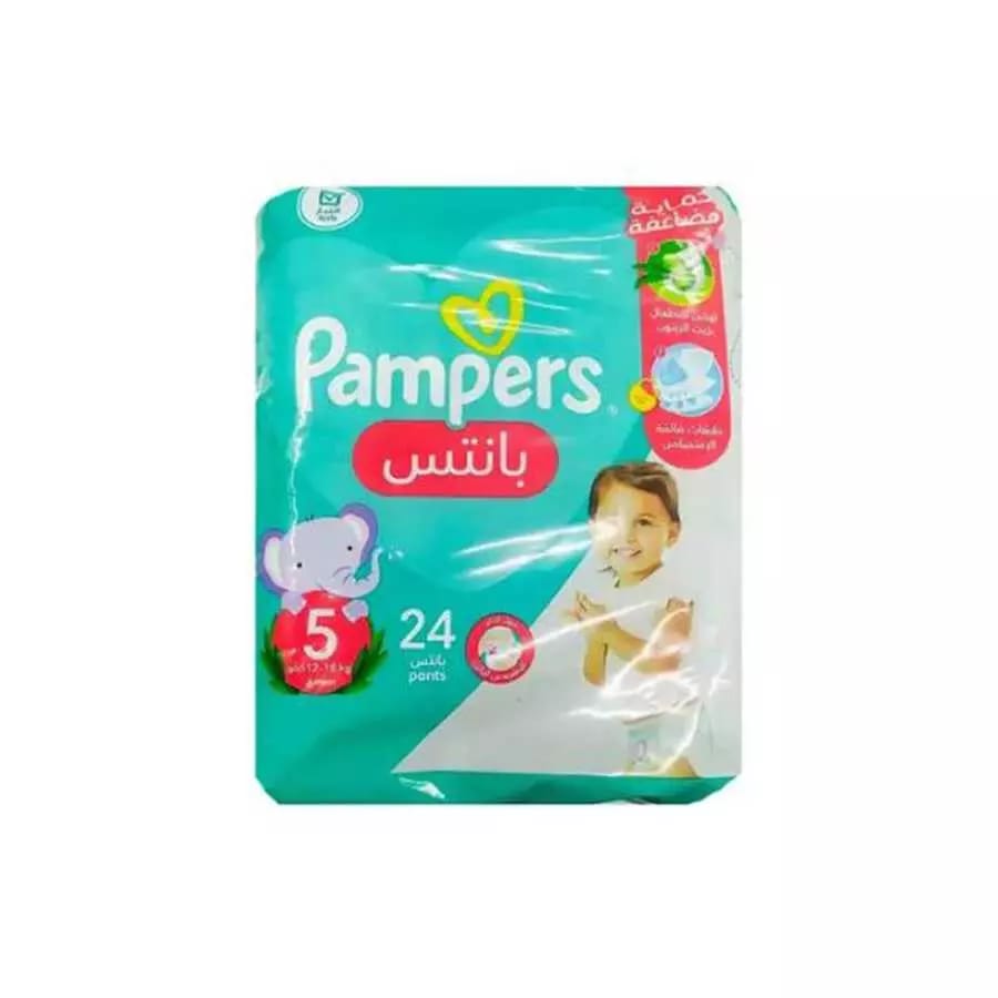 فوط اطفال Pampers Baby Pants Size 5 (12-18 kg) 24 Pants
