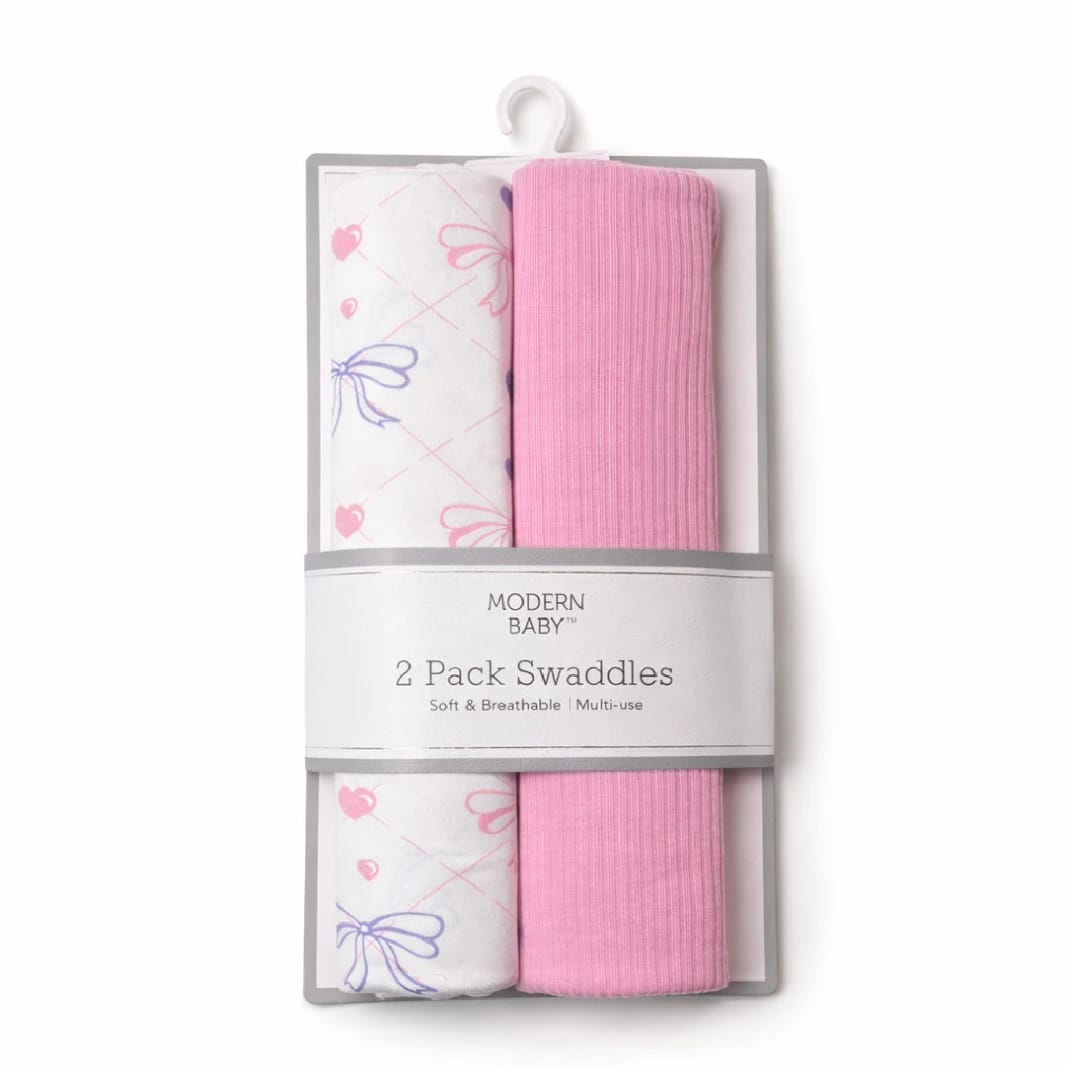 Baby Swaddle Set 2-Piece Soft Cotton Breathable