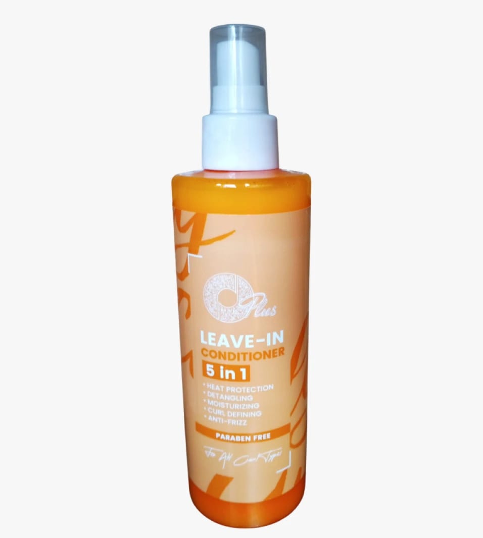 O Plus Leave-In Conditioner Moisturizing and Nourishing 5 in 1 for All Hair Types for Protection and Softening