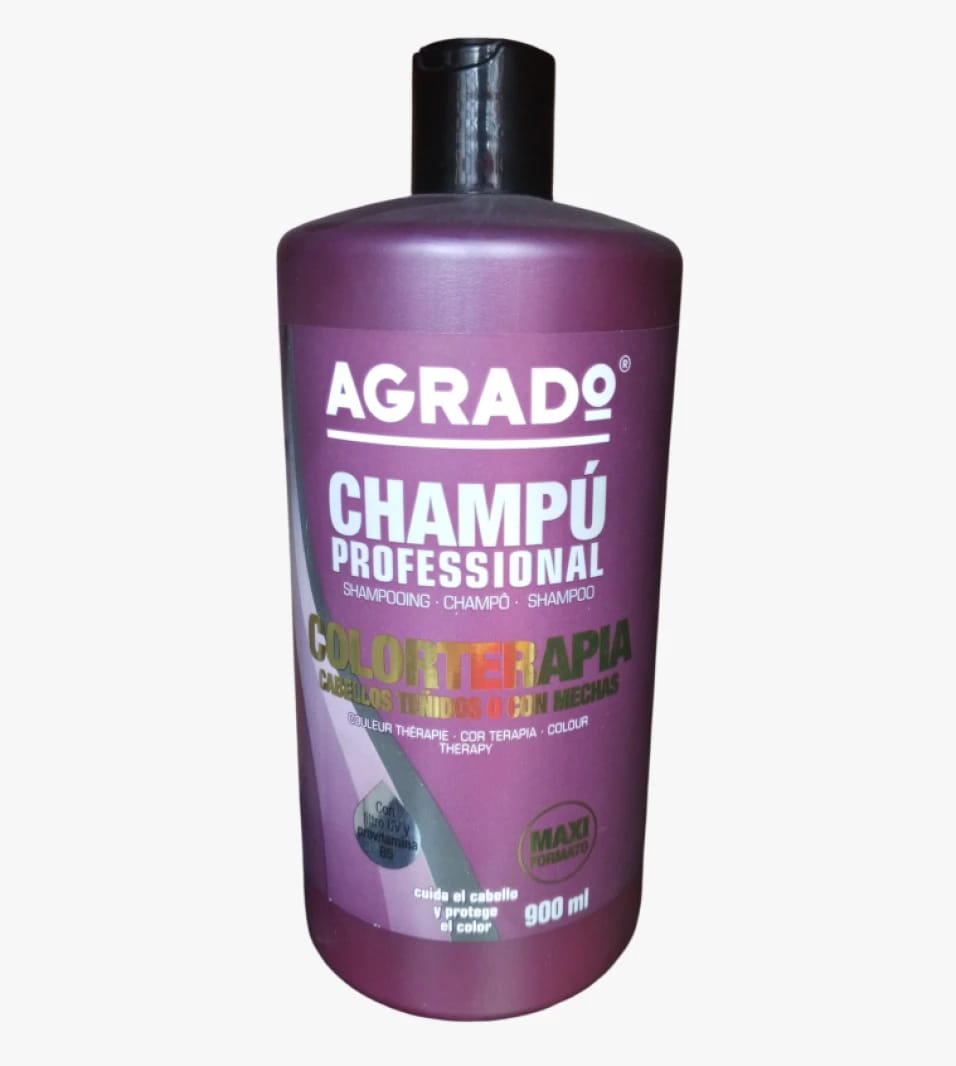 AGRADO Professional Shampoo with Color Therapy for Dyed and Treated Hair, Providing Ultimate Care and Long-Lasting Protection