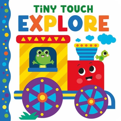 كتاب Tiny Touch Explore - للأطفال الصغار مع عناصر مضيئة وملموسة