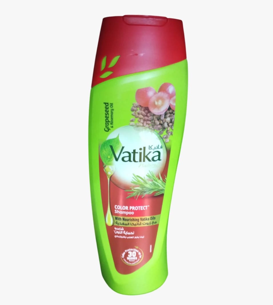 Vatika Color Protect Shampoo with Grapeseed and Rosemary Oil for Nourishing and Maintaining Coloured Hair Shine