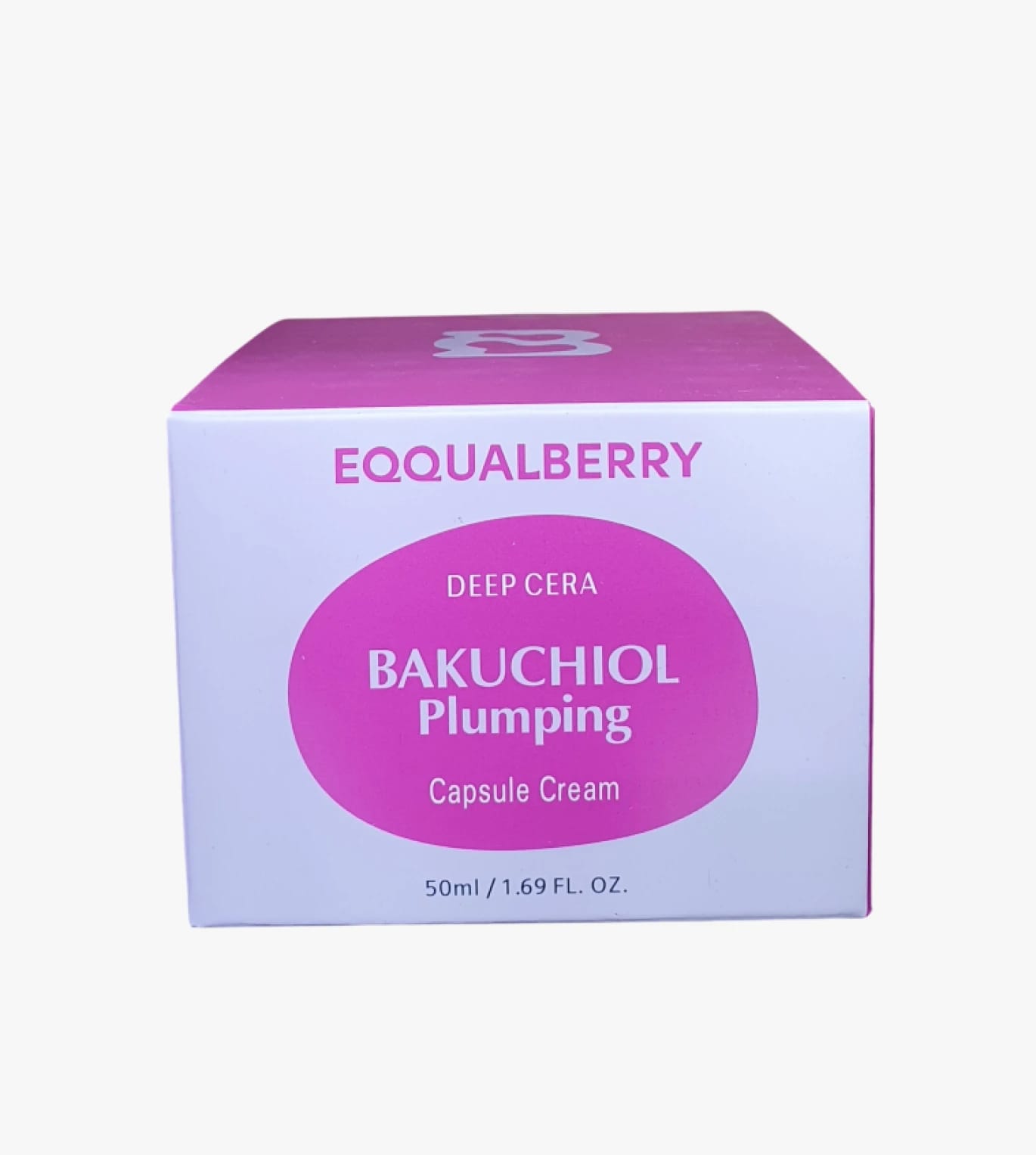 Equalberry Bakuchiol Plumping Capsule Cream for Wrinkles and Skin Texture Improvement
