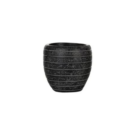 Small European-style Flower Pot - Black 8 * 8 cm