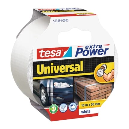 Tesa Universal White Adhesive 50 mm