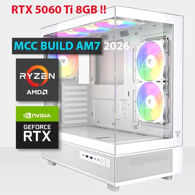 MCC AM7-26 - MIDAS Gaming PC Build || AMD Ryzen 7 7800X3D 8-core