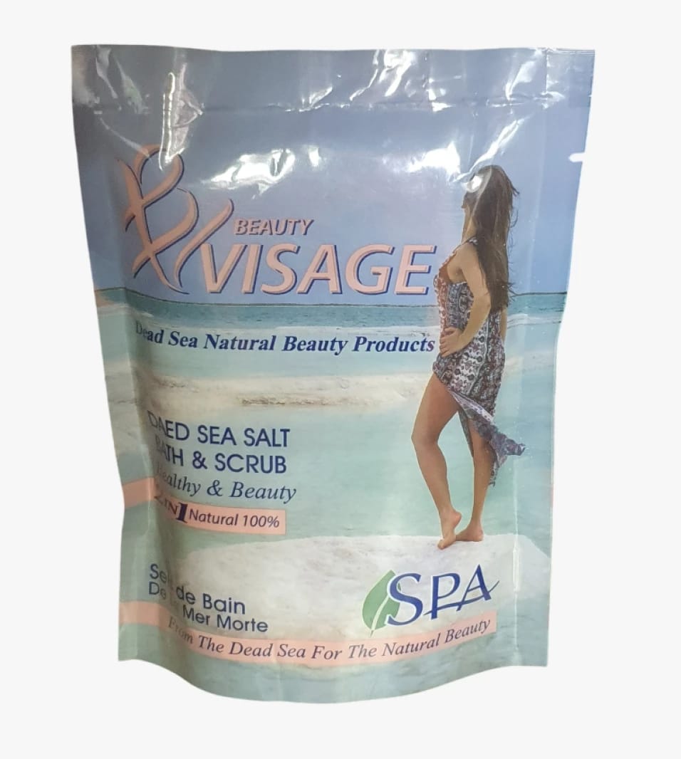 Visage Beauty Product for Beauty and Care, Dead Sea Natural Salt for Soft Skin and Calmness of Spirit.