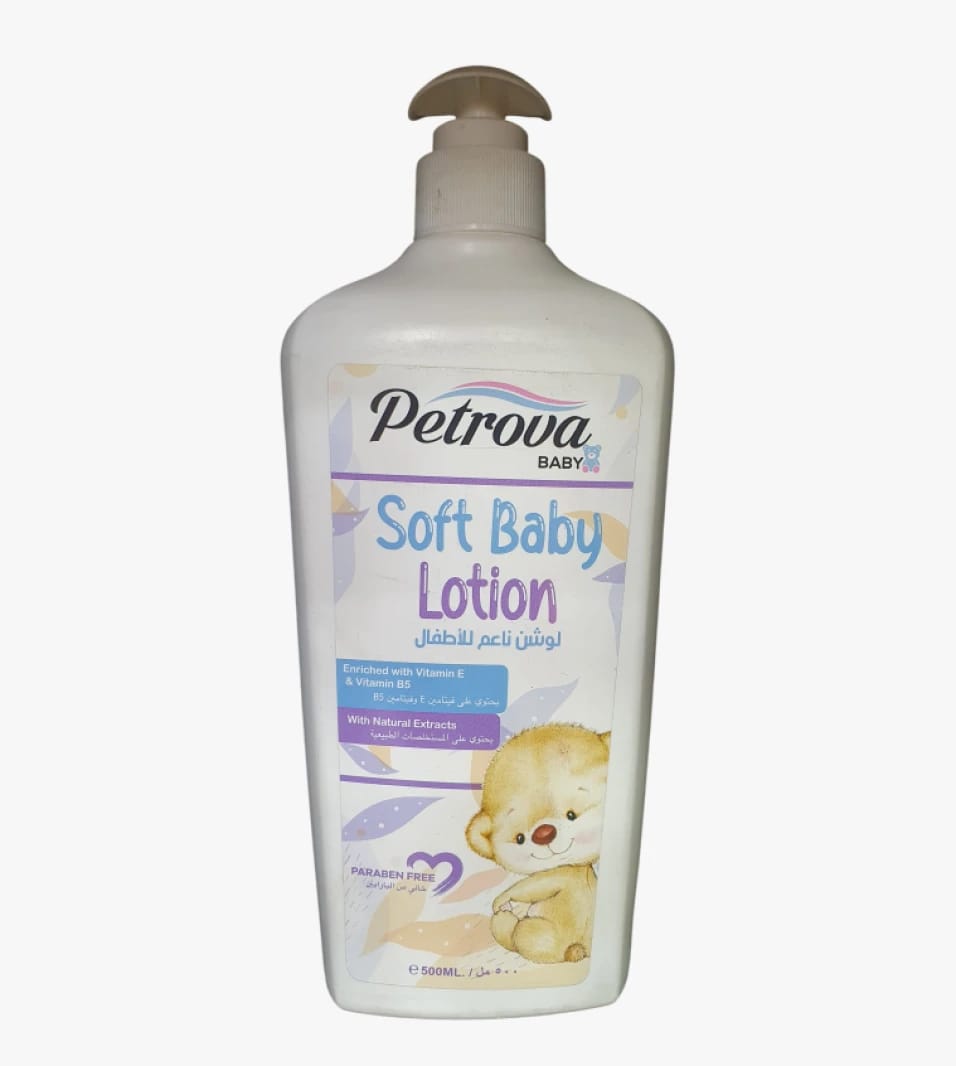 Petrova Soft Baby Lotion with Gentle Design and Natural Ingredients for Delicate Skin