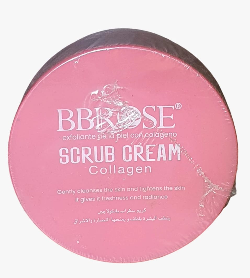 BB Rose Collagen Scrub Cream for Luxury Skin Care and Natural Beauty Suitable for All Skin Types